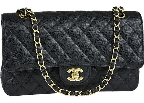 chanel classic flap black